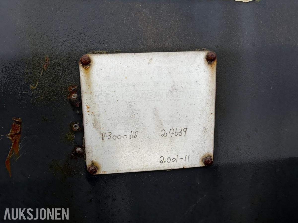 2001 Tellefsdal V3000HS V-plog, 3 m arbeidsbredde
