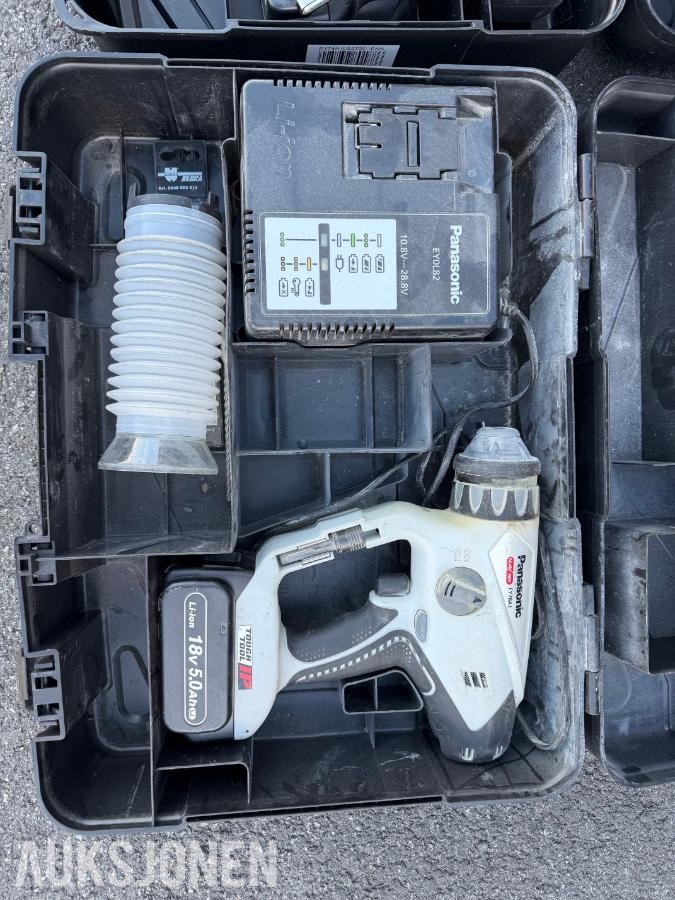 Panasonic, diverse batteriverktøy mm