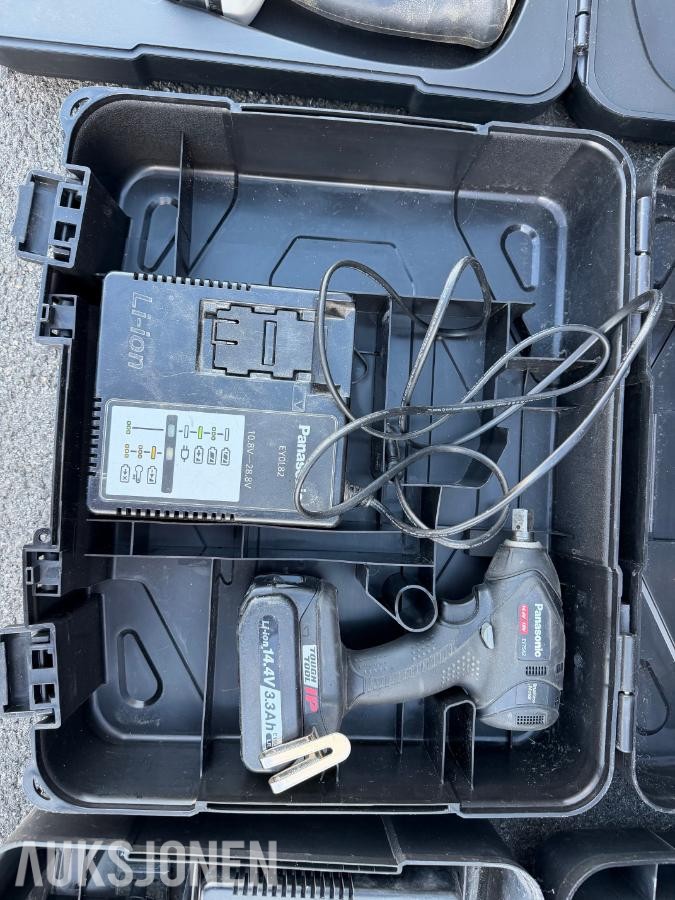 Panasonic, diverse batteriverktøy mm