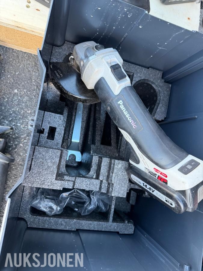Panasonic, diverse batteriverktøy mm