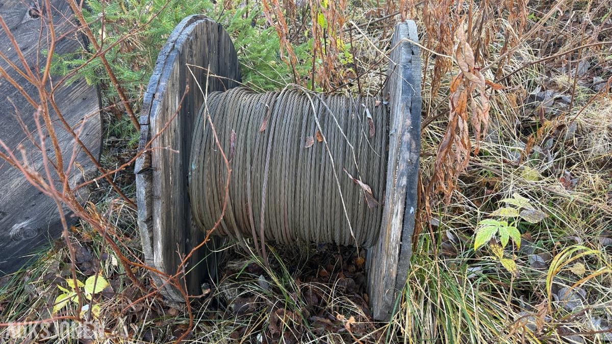 Kobberwire på kabeltrommel - ca. 20–30 kg