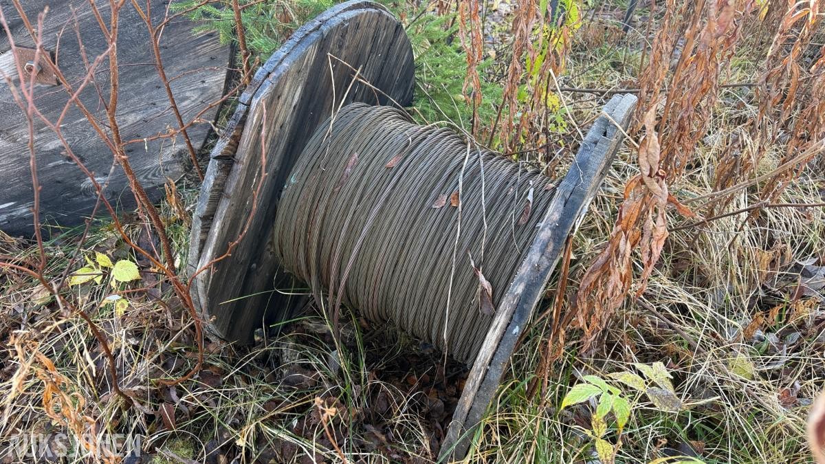 Kobberwire på kabeltrommel - ca. 20–30 kg