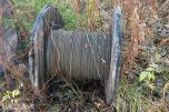 Kobberwire på kabeltrommel - ca. 20–30 kg 