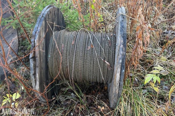 Kobberwire på kabeltrommel - ca. 20–30 kg