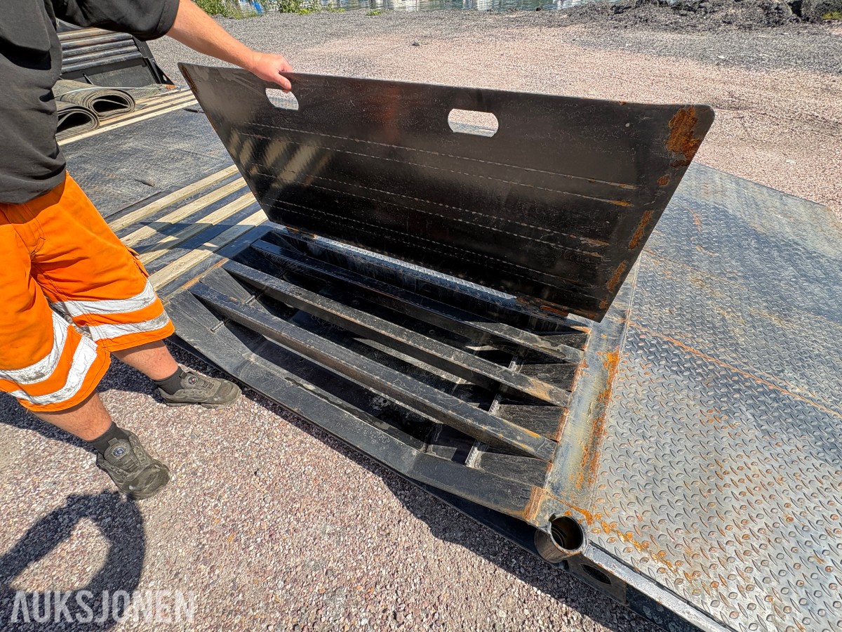 2023 Krokkasser maskinflak - krokflak - med hjulbrønner