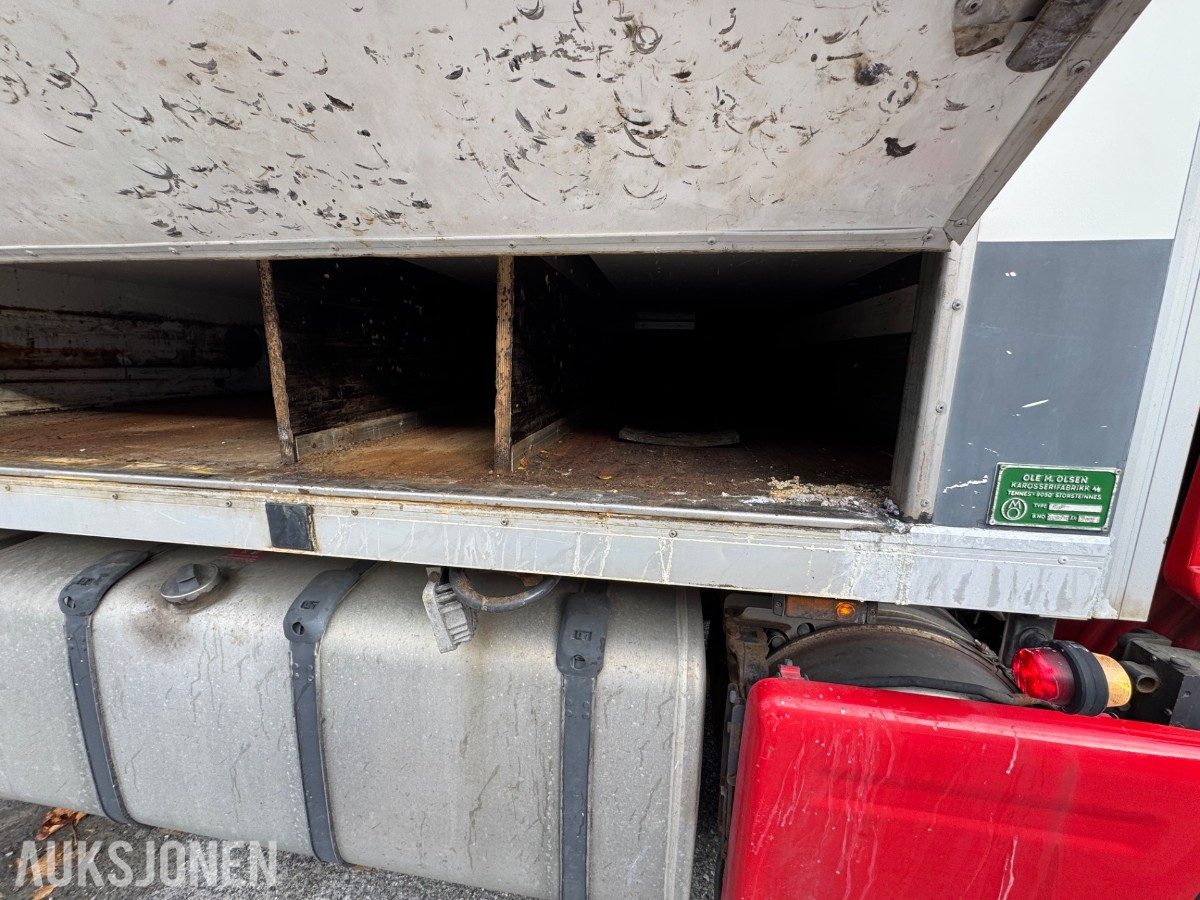 Scania R 480 skapbil med bakløfter, Opticruise, ryggekamera og hengerfeste