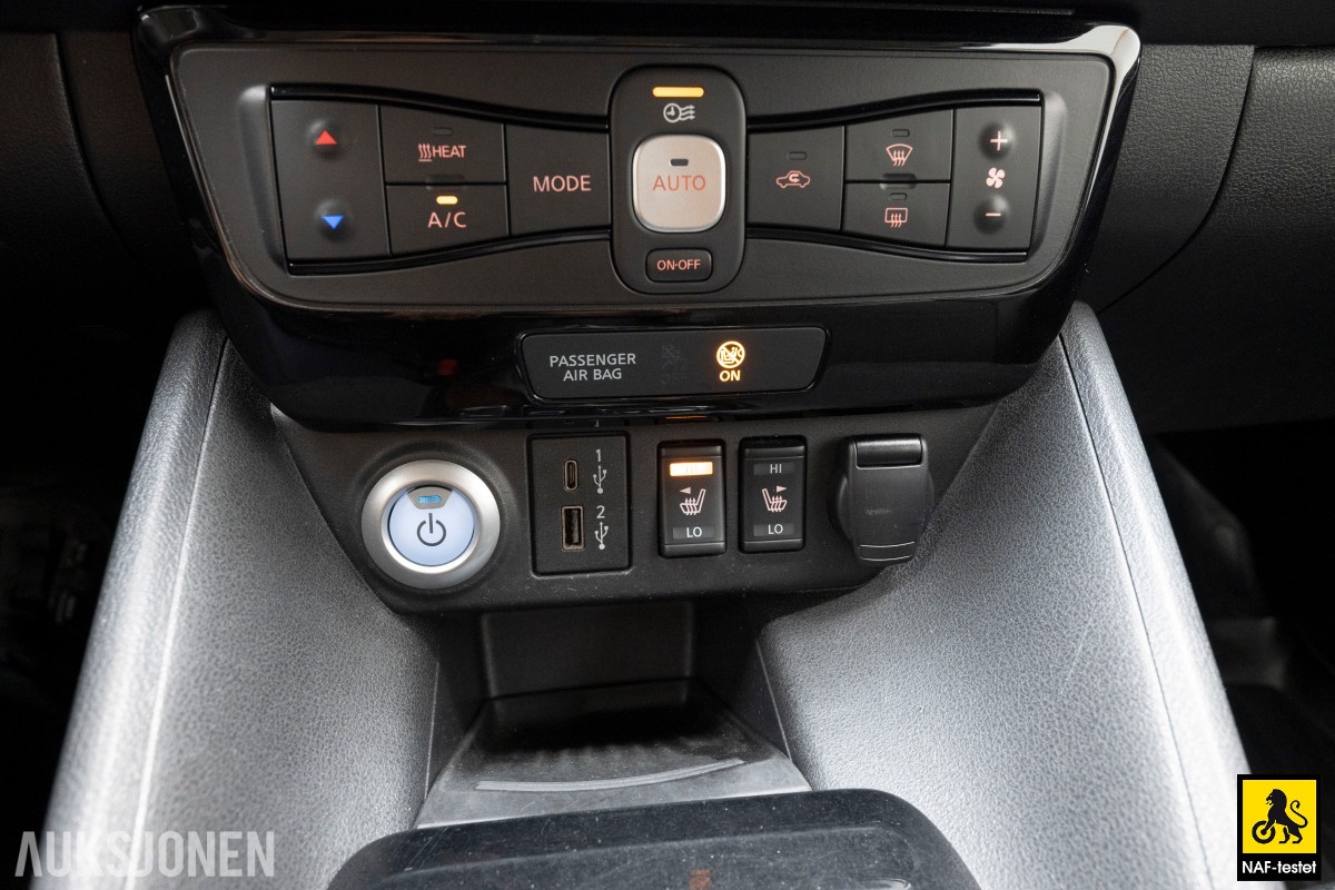 2022 Nissan Leaf 62kWH ACC 360 KAMERA VARMER NAVI