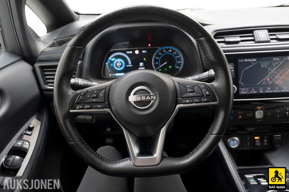 2022 Nissan Leaf 62kWH ACC 360 KAMERA VARMER NAVI