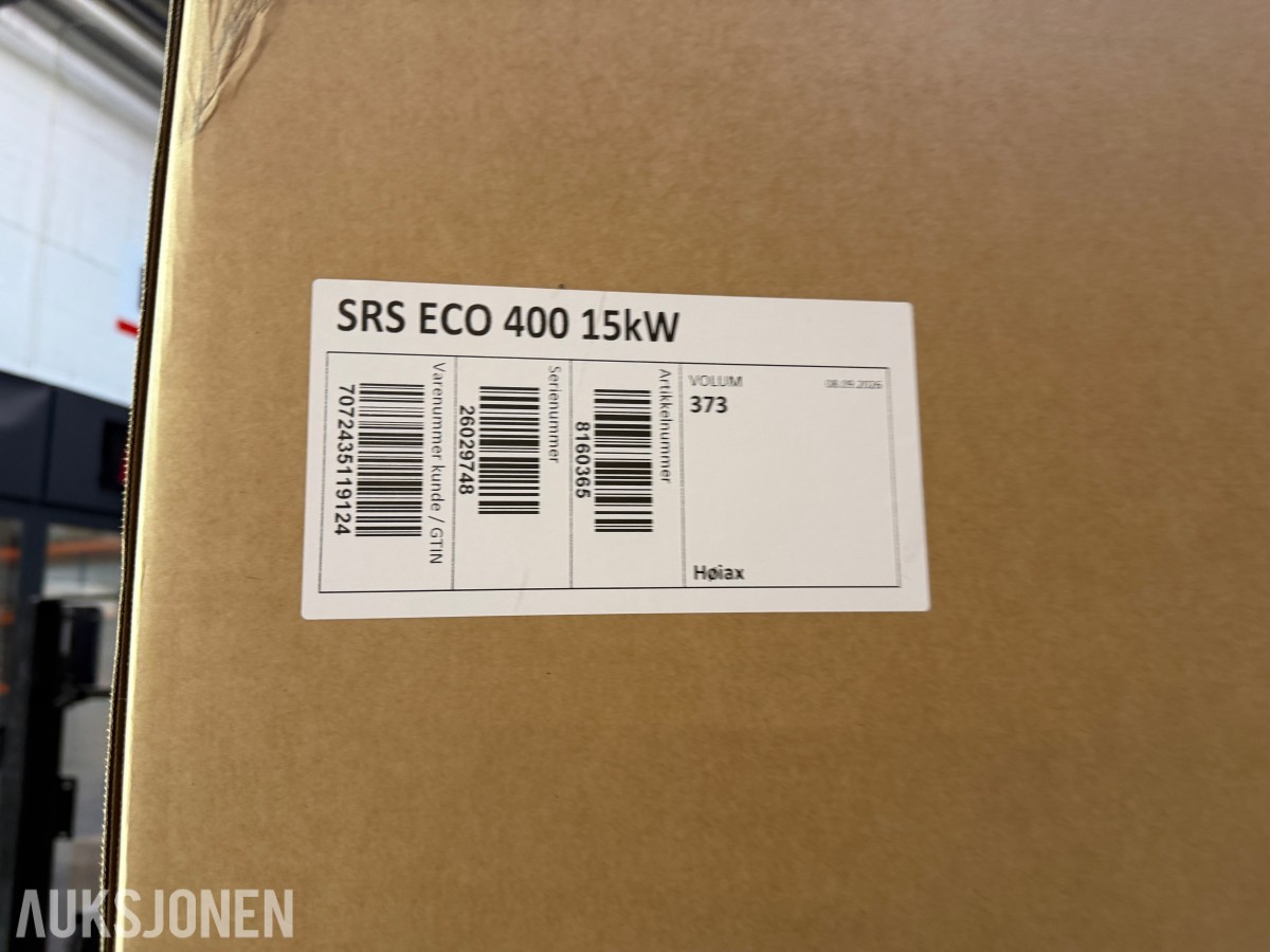 2026 Høiax SRS ECO 400 15 kW varmstvannsbereder
