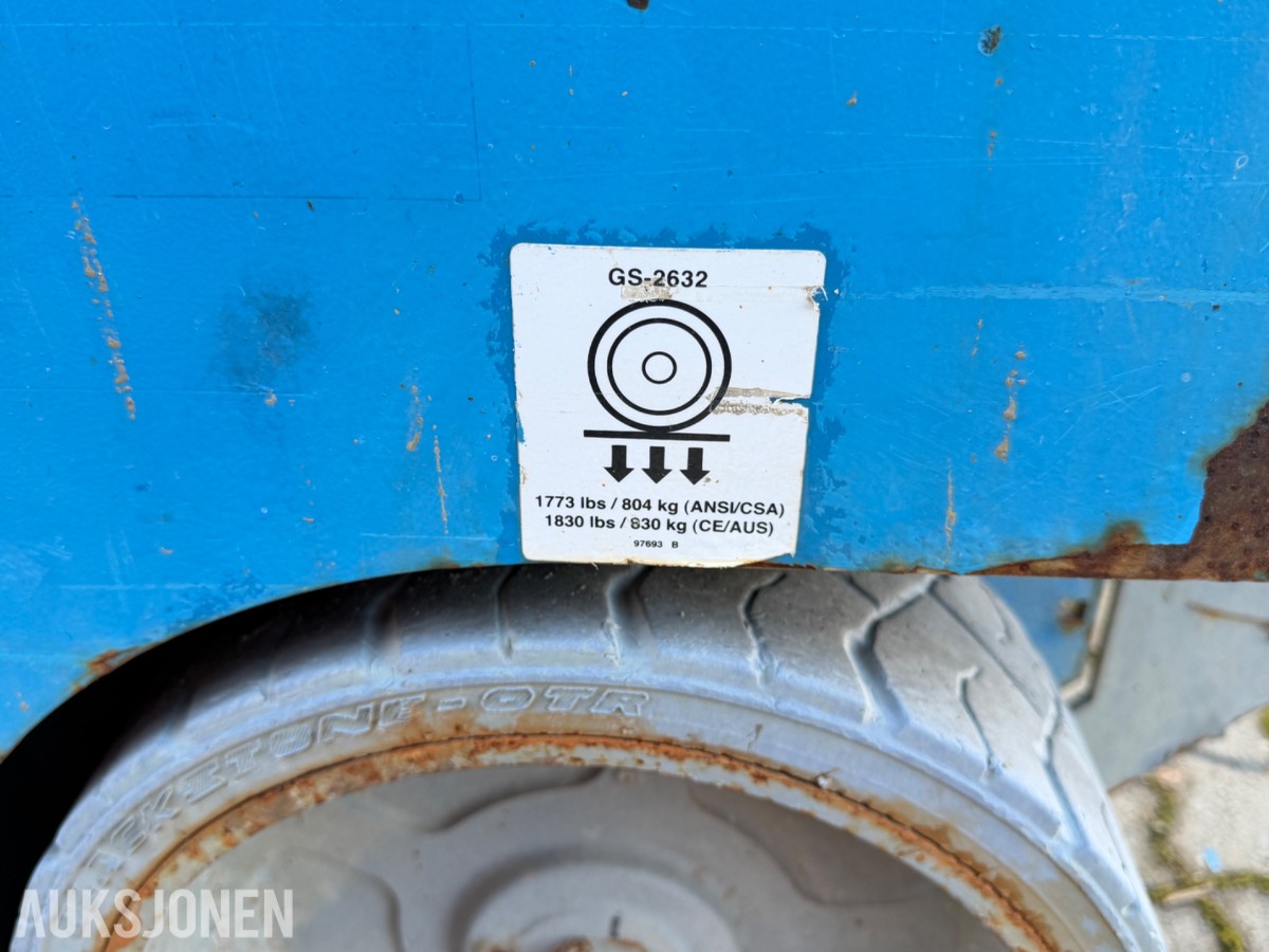 2010 Genie GS2632 Sakselift / 497 Timer