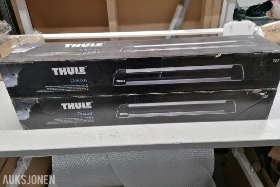 2 sett Helt ny Thule 727 Deluxe skiholdere til takstativ 