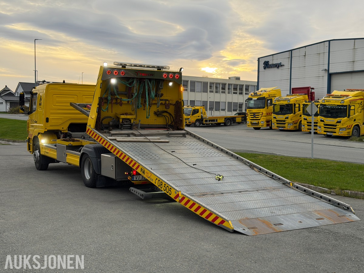 2022 Mercedes-Benz Atego 1630L bergingsbil med Tevor ZP60-C1 påbygg