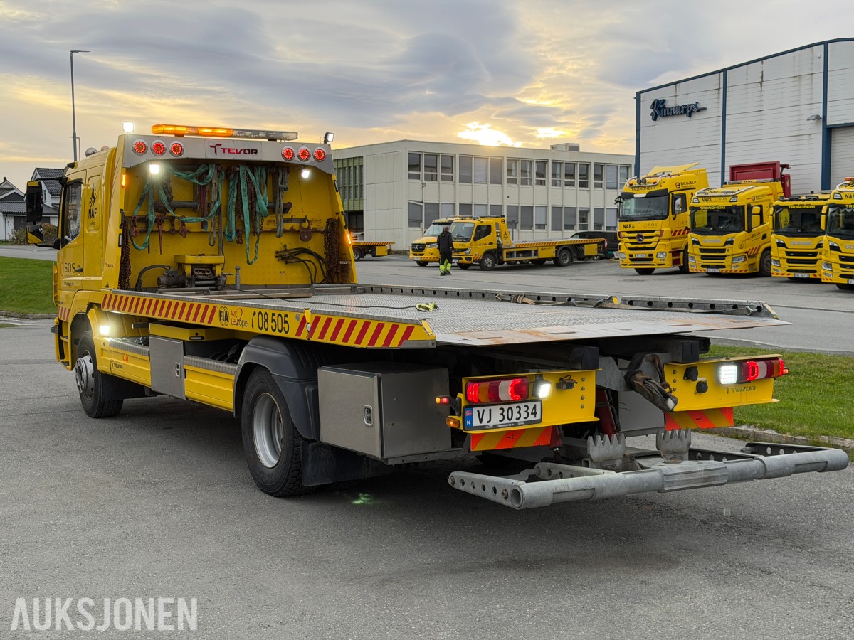 2022 Mercedes-Benz Atego 1630L bergingsbil med Tevor ZP60-C1 påbygg