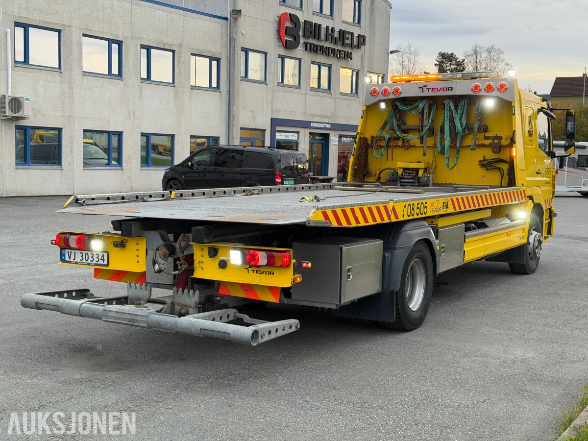 2022 Mercedes-Benz Atego 1630L bergingsbil med Tevor ZP60-C1 påbygg