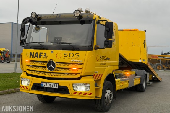 2022 Mercedes-Benz Atego 1630L bergingsbil med Tevor ZP60-C1 påbygg
