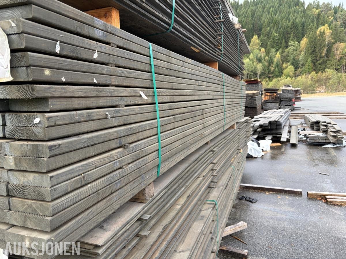 1 PAKKE 28x120 TERRASSEBORD - MARNAR BRUK - RG.40 STORMGRÅ