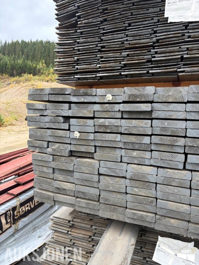 1 PAKKE 28x120 TERRASSEBORD - MARNAR BRUK - RG.40 STORMGRÅ