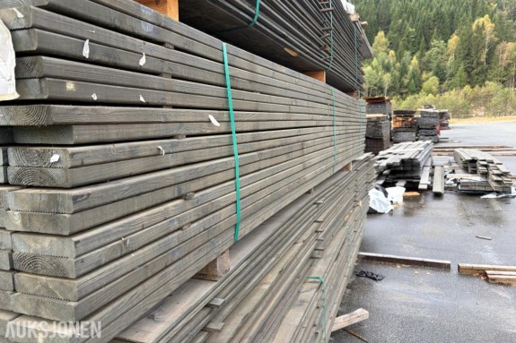 1 PAKKE 28x120 TERRASSEBORD - MARNAR BRUK - RG.40 STORMGRÅ