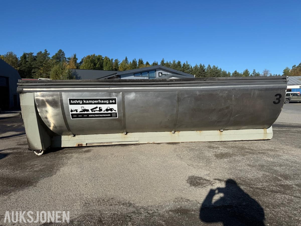 Asfaltbalje m/giljotinluke