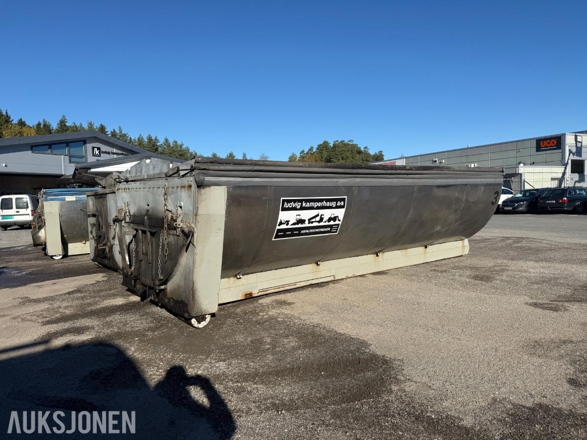 Asfaltbalje m/giljotinluke