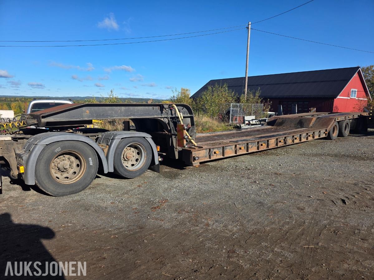 1978 DAPA BS-300 Lowloader, 3 aksler, akselløft, svingaksel