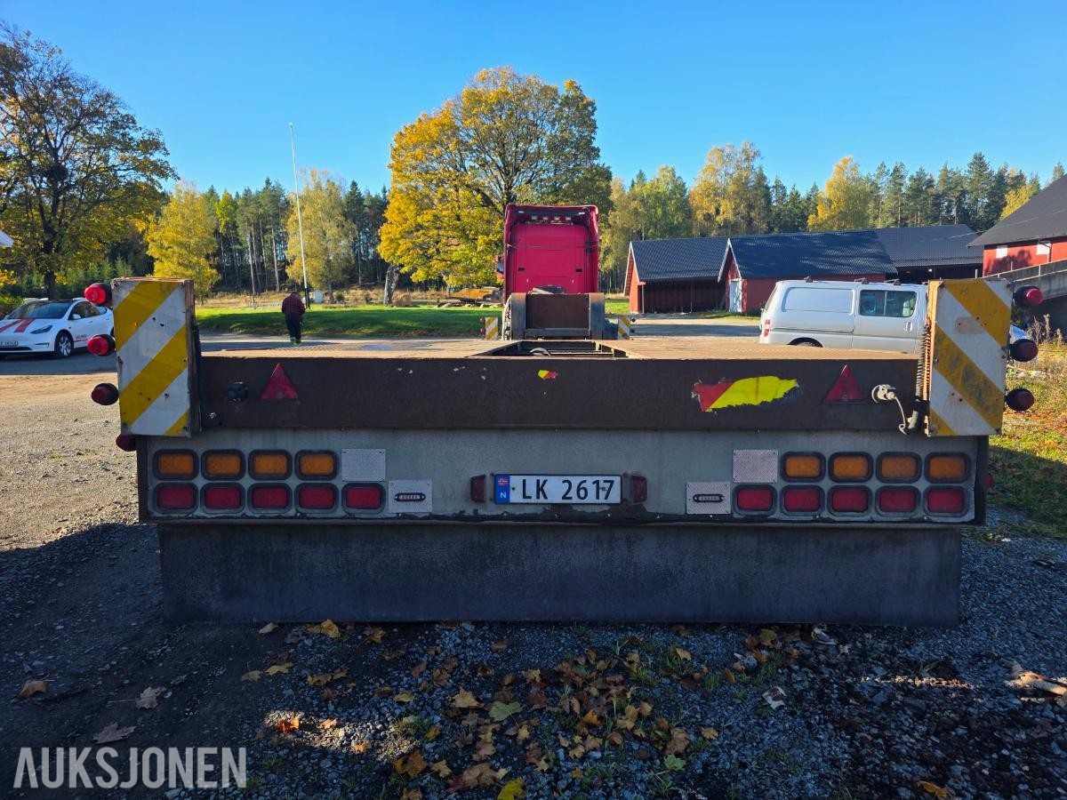 1978 DAPA BS-300 Lowloader, 3 aksler, akselløft, svingaksel