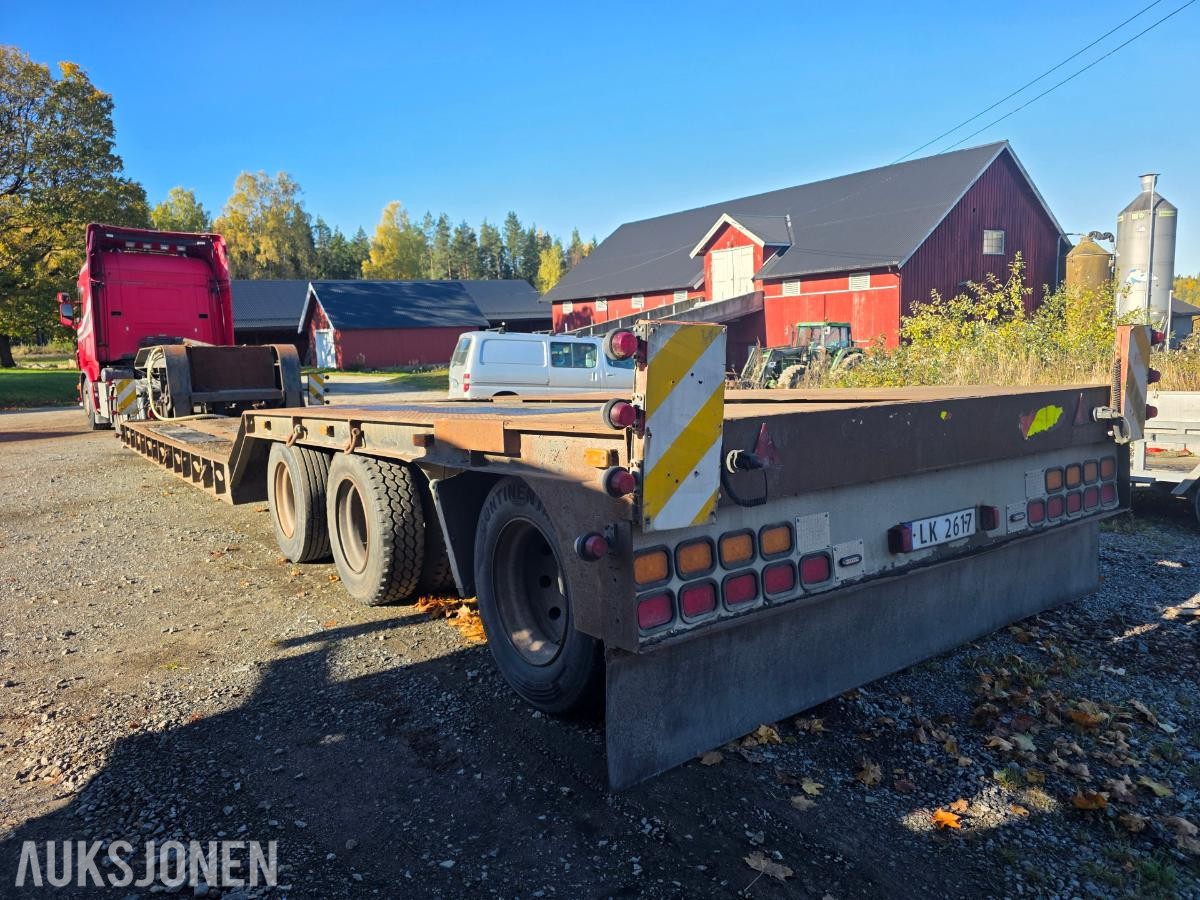 1978 DAPA BS-300 Lowloader, 3 aksler, akselløft, svingaksel