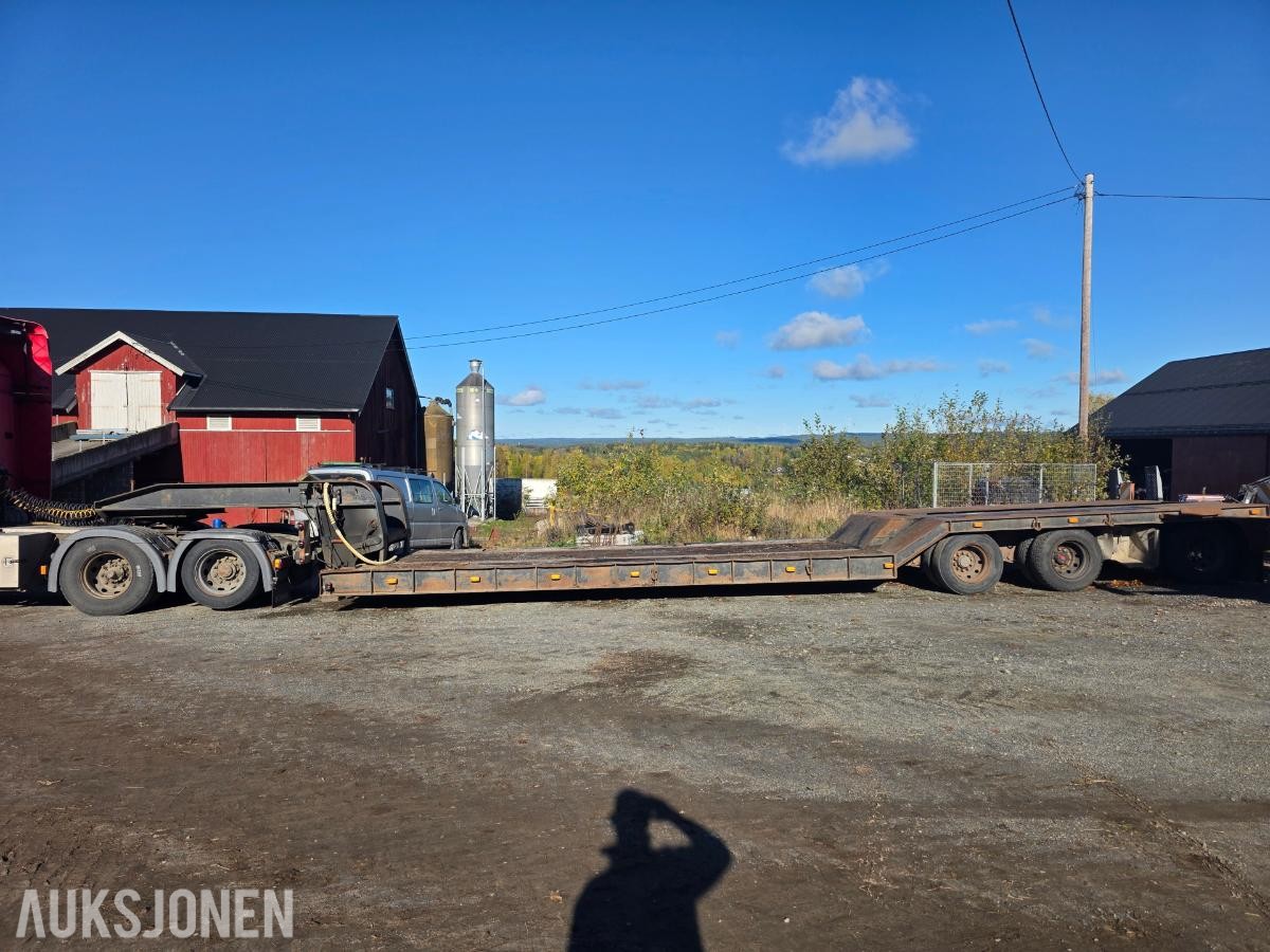 1978 DAPA BS-300 Lowloader, 3 aksler, akselløft, svingaksel