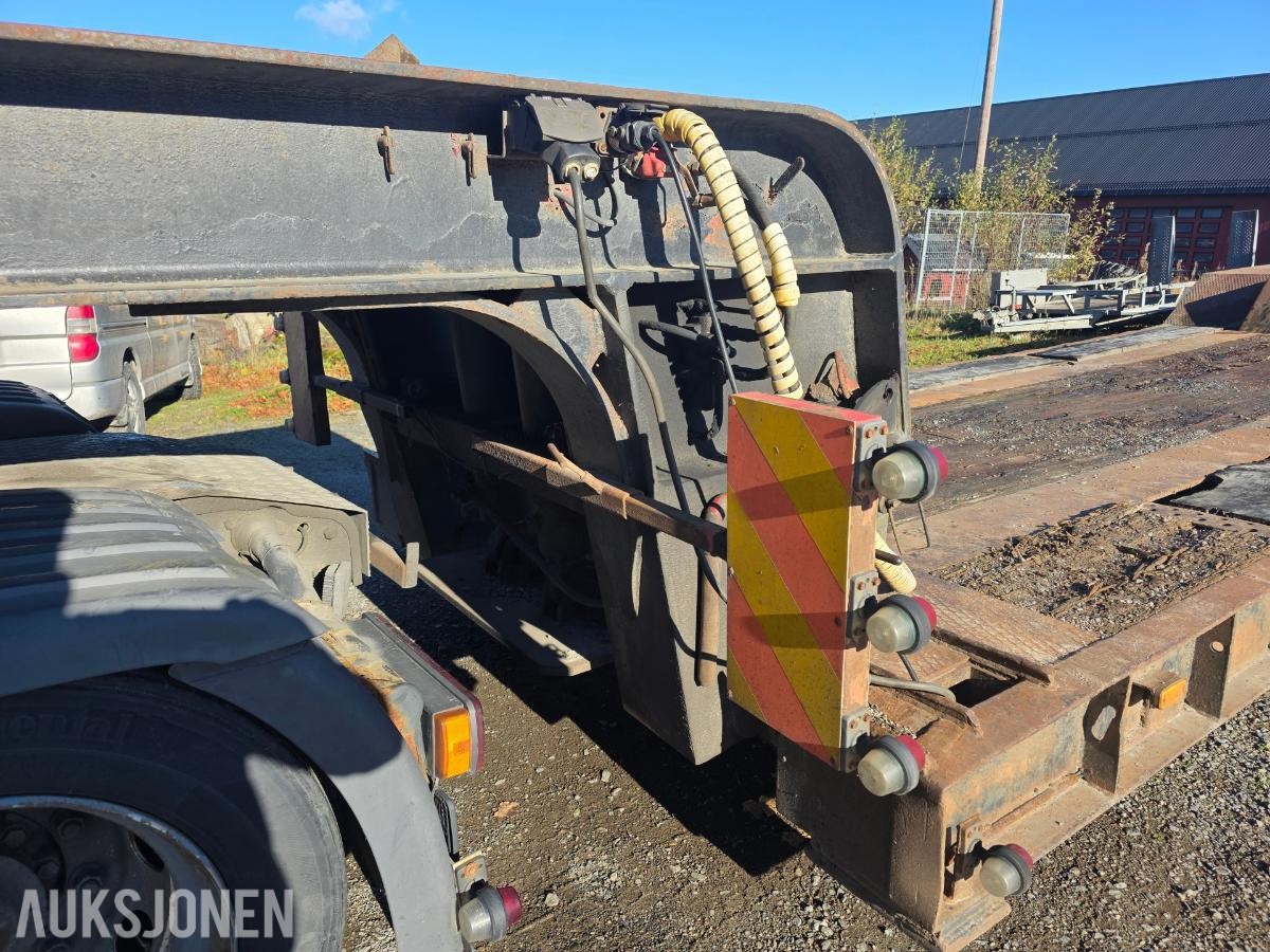1978 DAPA BS-300 Lowloader, 3 aksler, akselløft, svingaksel
