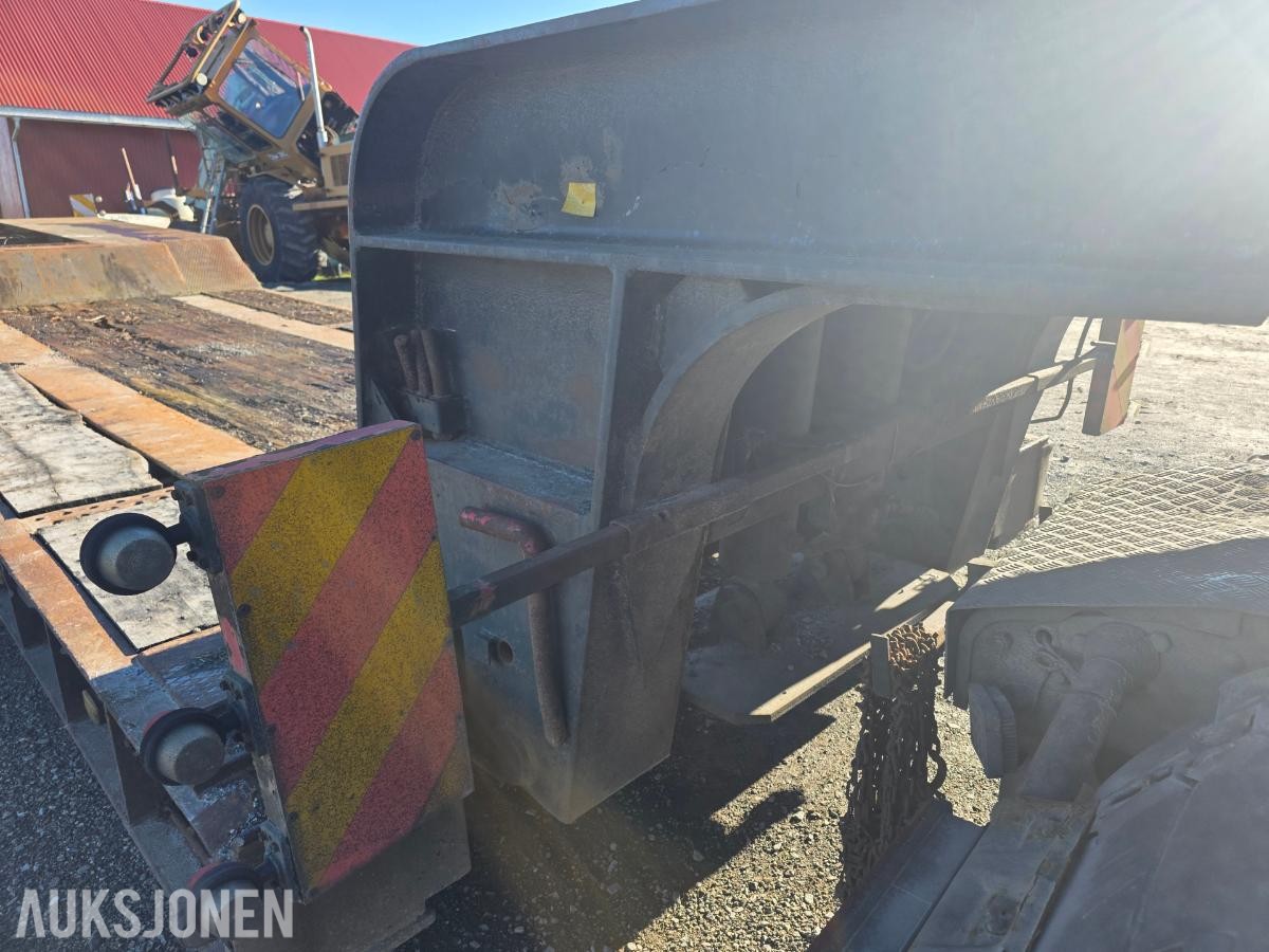 1978 DAPA BS-300 Lowloader, 3 aksler, akselløft, svingaksel