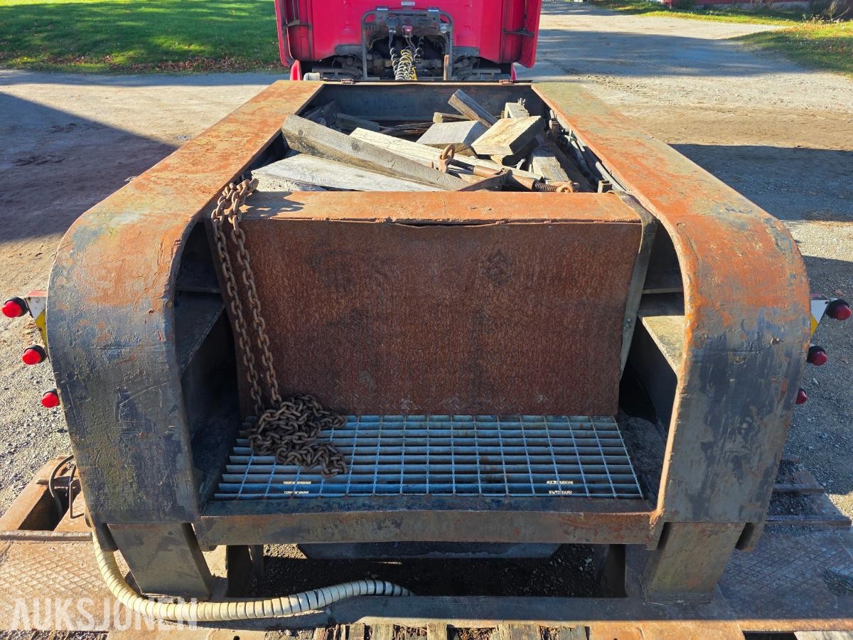 1978 DAPA BS-300 Lowloader, 3 aksler, akselløft, svingaksel