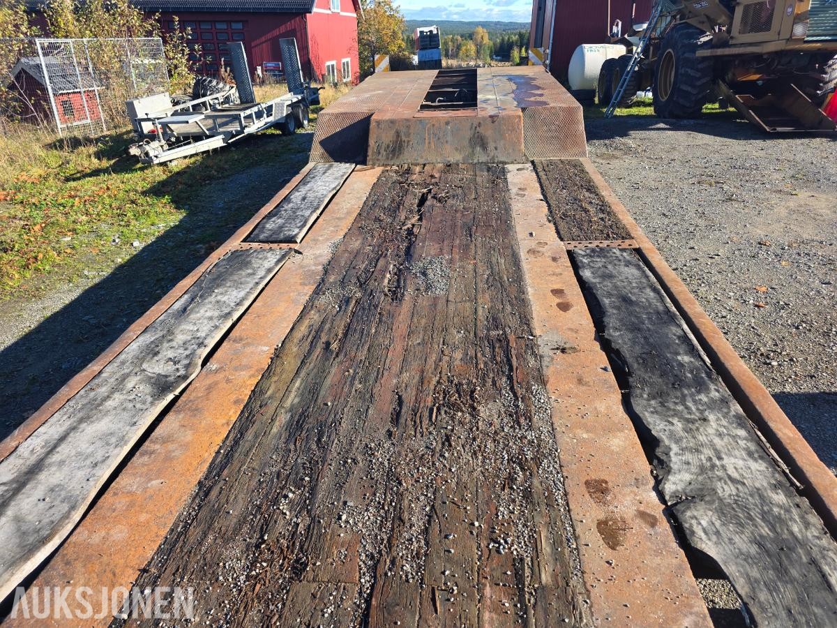 1978 DAPA BS-300 Lowloader, 3 aksler, akselløft, svingaksel