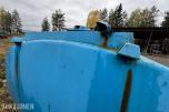 1900 Vanntank på krokramme  / 4 stk skott