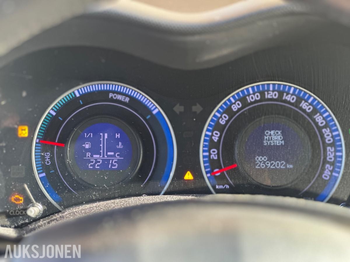 2012 Toyota Auris 1.8 Hybrid 136hk Cruisekontroll, Ryggekamera 