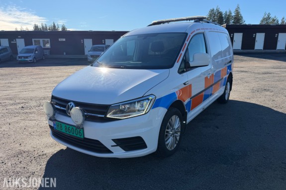 2020 mod. Volkswagen Caddy 150 hk. 4 motion. Fjern styrt Webasto. 232692 km.