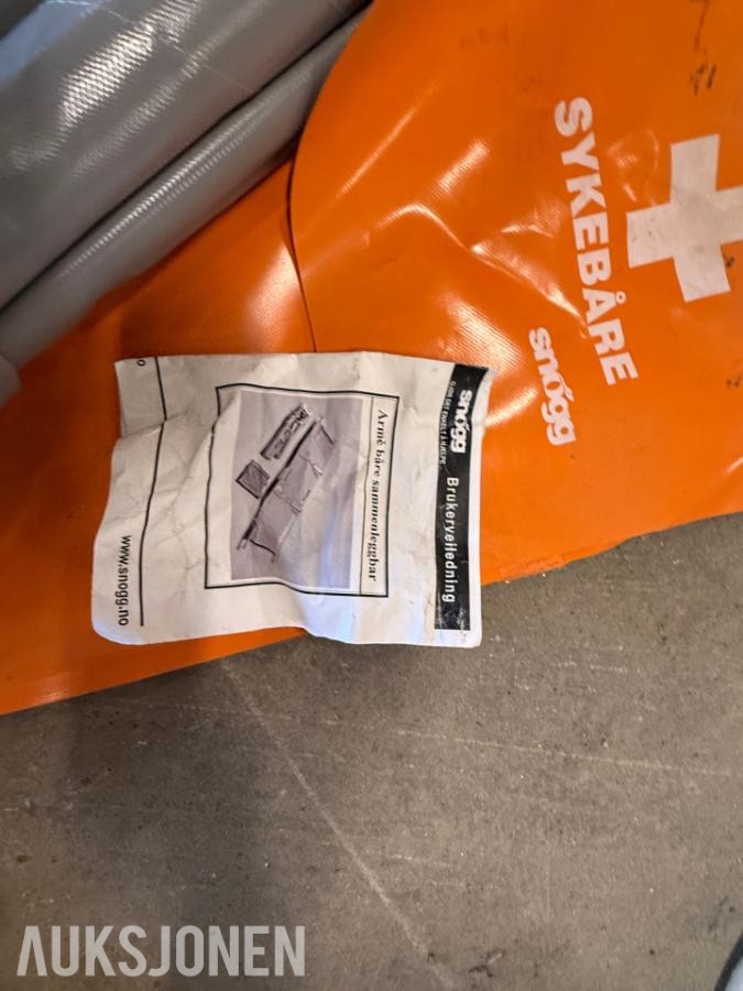 Pakke med LED Arbeidslys - sykebåre - stolpespade