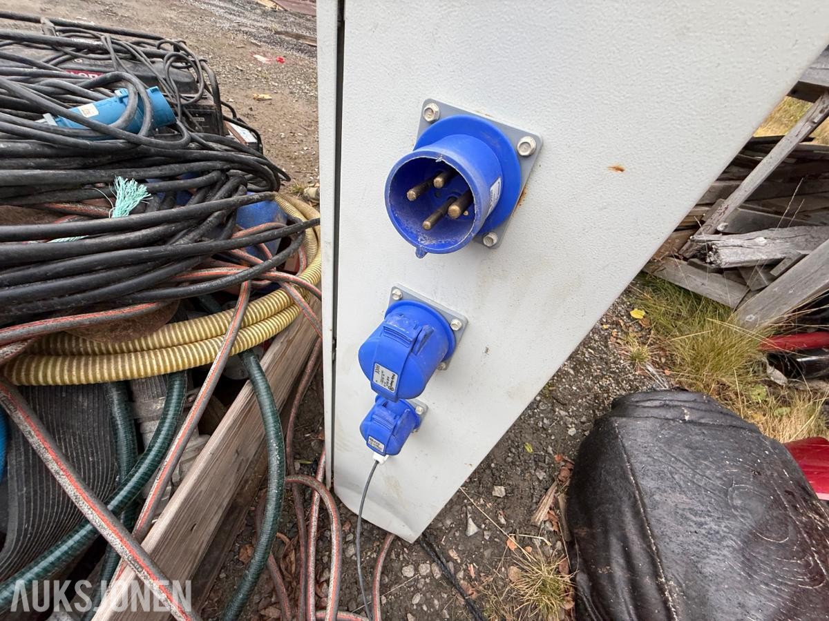 Pakke med LHE170 Sveiseapparat, aggregat, palle med strømkabler og strømskap