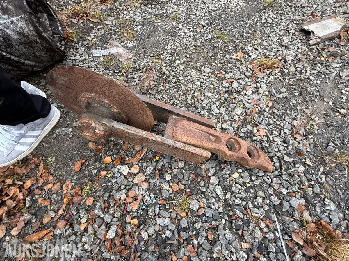 Pizzahjul/Skjærehjul til gravetann