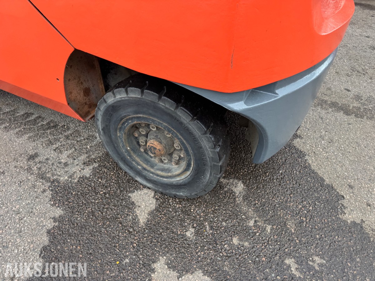 Toyota 02-7FD45 motvektstruck, spreder, sideskift, friløft