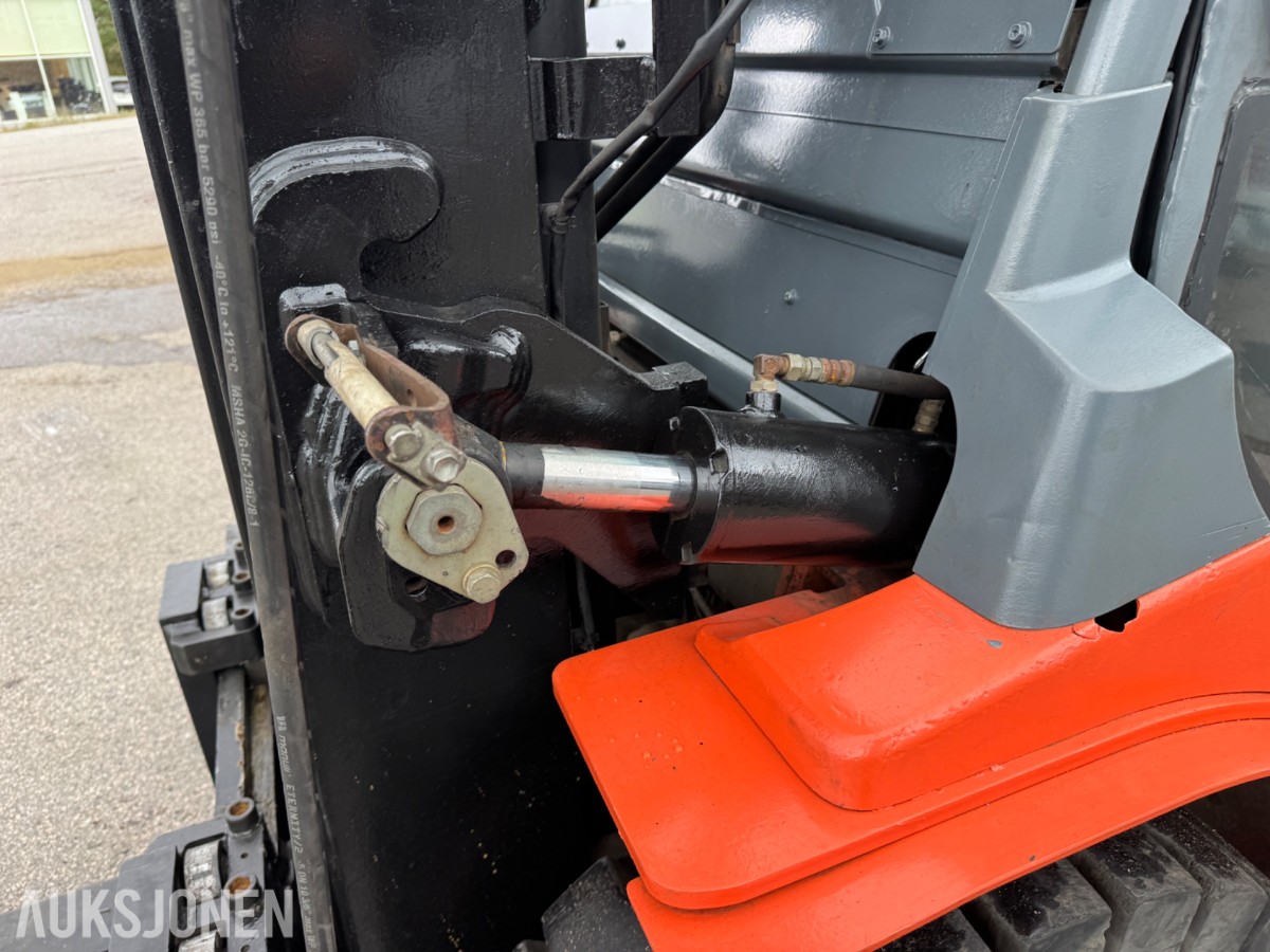 Toyota 02-7FD45 motvektstruck, spreder, sideskift, friløft