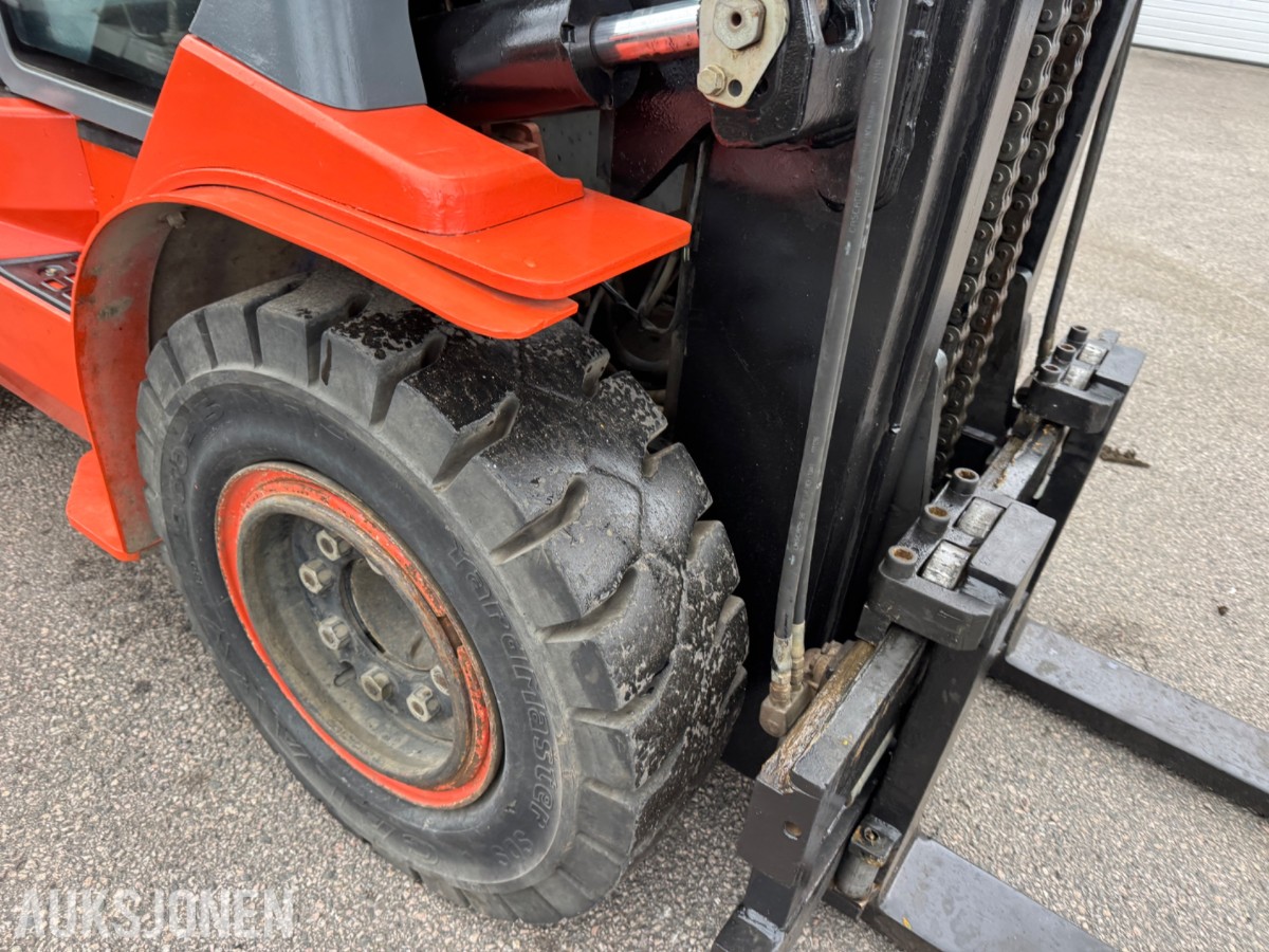 Toyota 02-7FD45 motvektstruck, spreder, sideskift, friløft