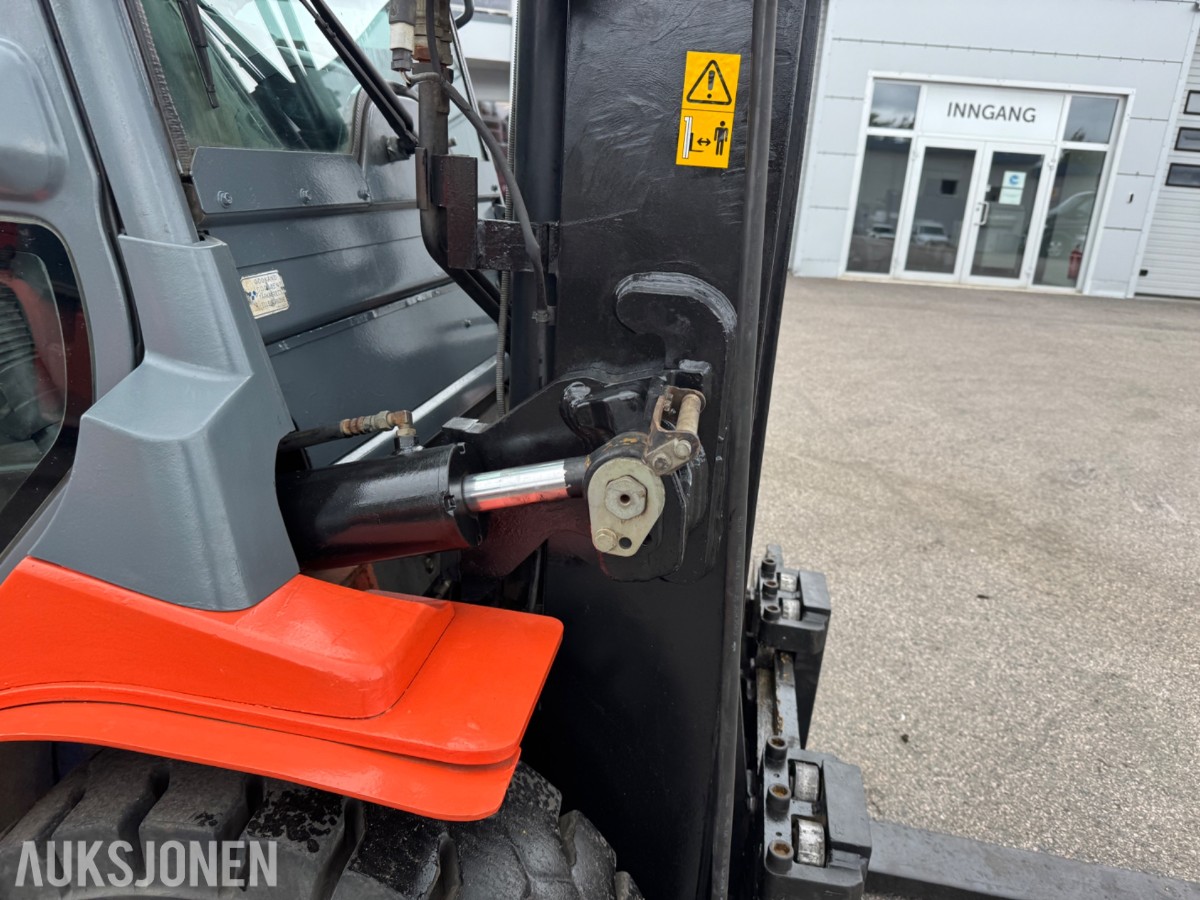 Toyota 02-7FD45 motvektstruck, spreder, sideskift, friløft