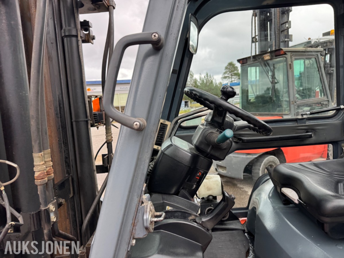 Toyota 02-7FD45 motvektstruck, spreder, sideskift, friløft