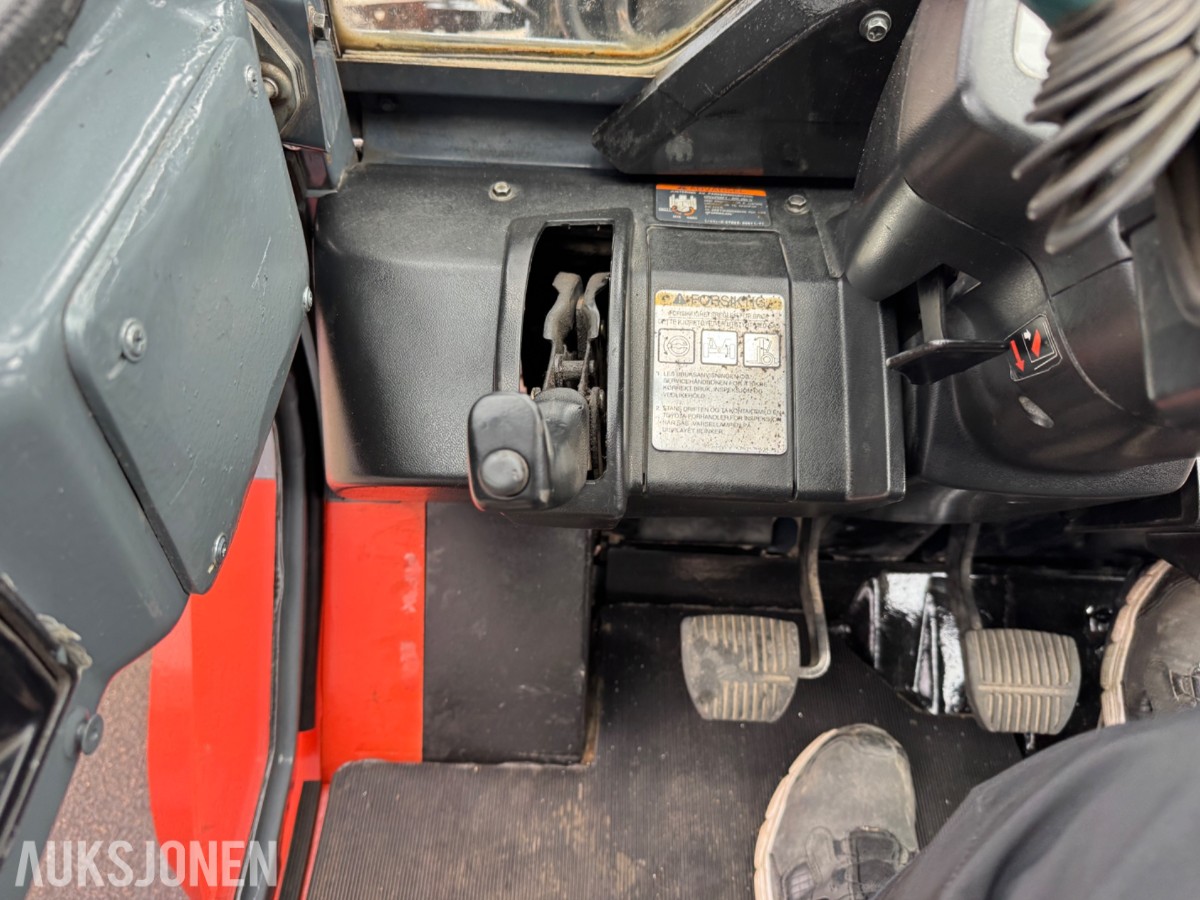 Toyota 02-7FD45 motvektstruck, spreder, sideskift, friløft