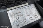 Toyota 02-7FD45 motvektstruck, spreder, sideskift, friløft