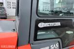 Toyota 02-7FD45 motvektstruck, spreder, sideskift, friløft