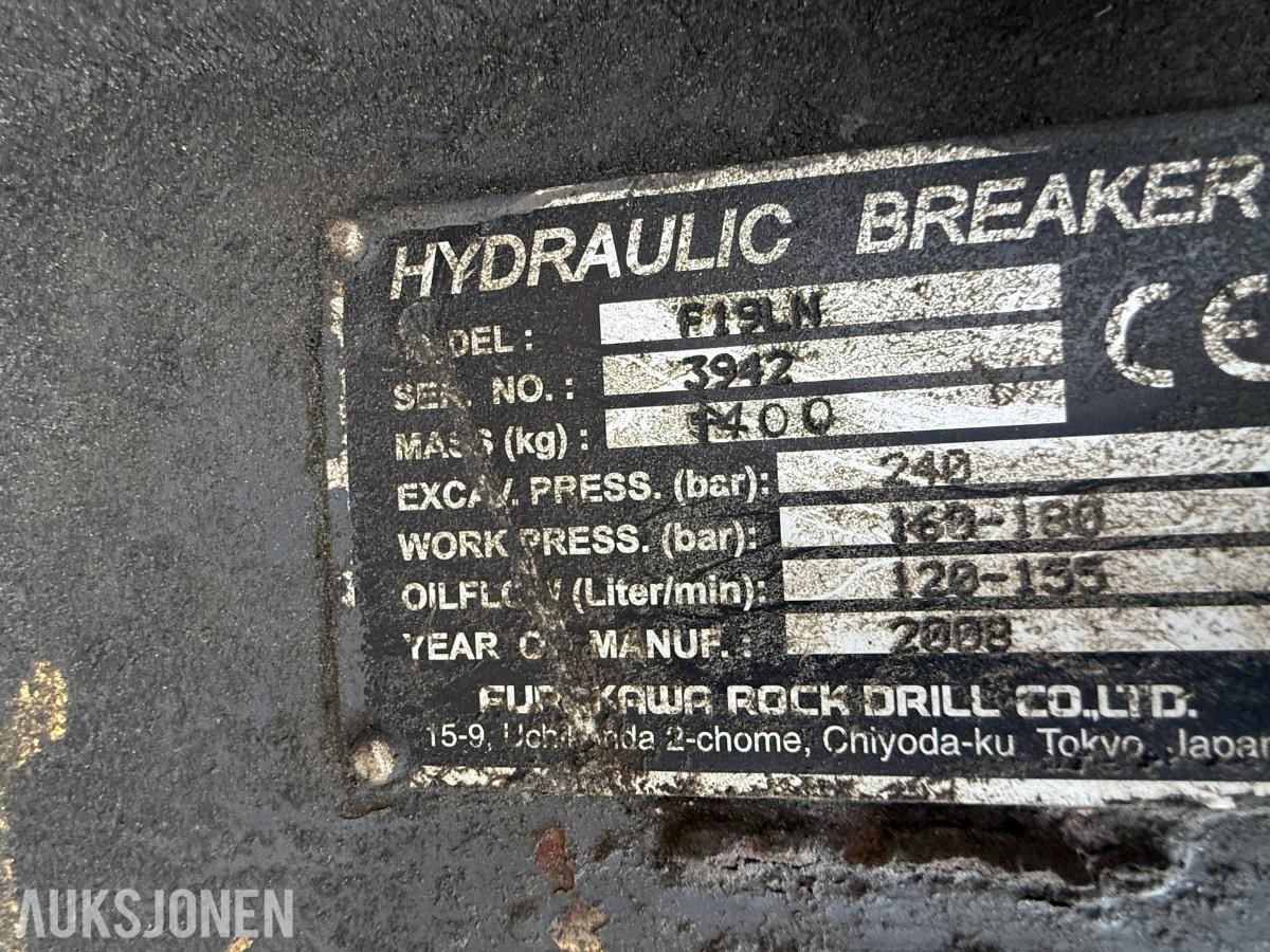 2008 Furukawa F19LN Hydraulisk pigghammer