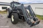 2006 Valtra T190 Traktor, frontlaster, 250 hk, brøyteplate og kjettinger