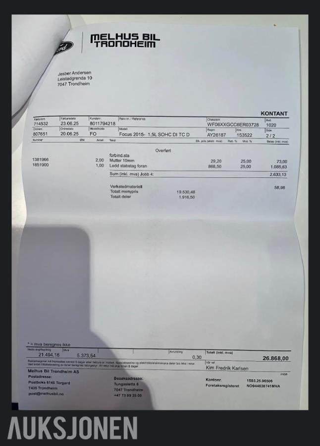 2015 Ford Focus, 1,5 TDCi EcoBlue 120hk man, 171910km