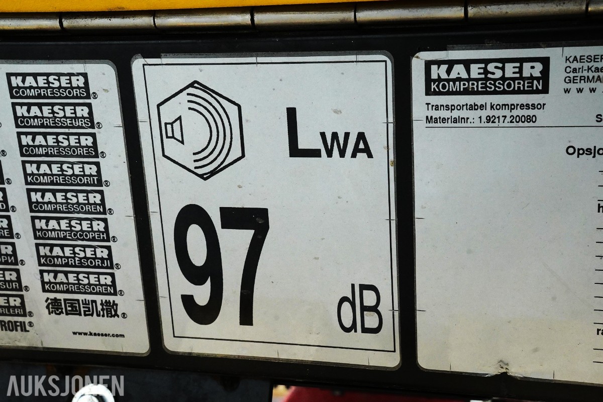 2019 Kaeser mobilair M17 - mobil kompressor